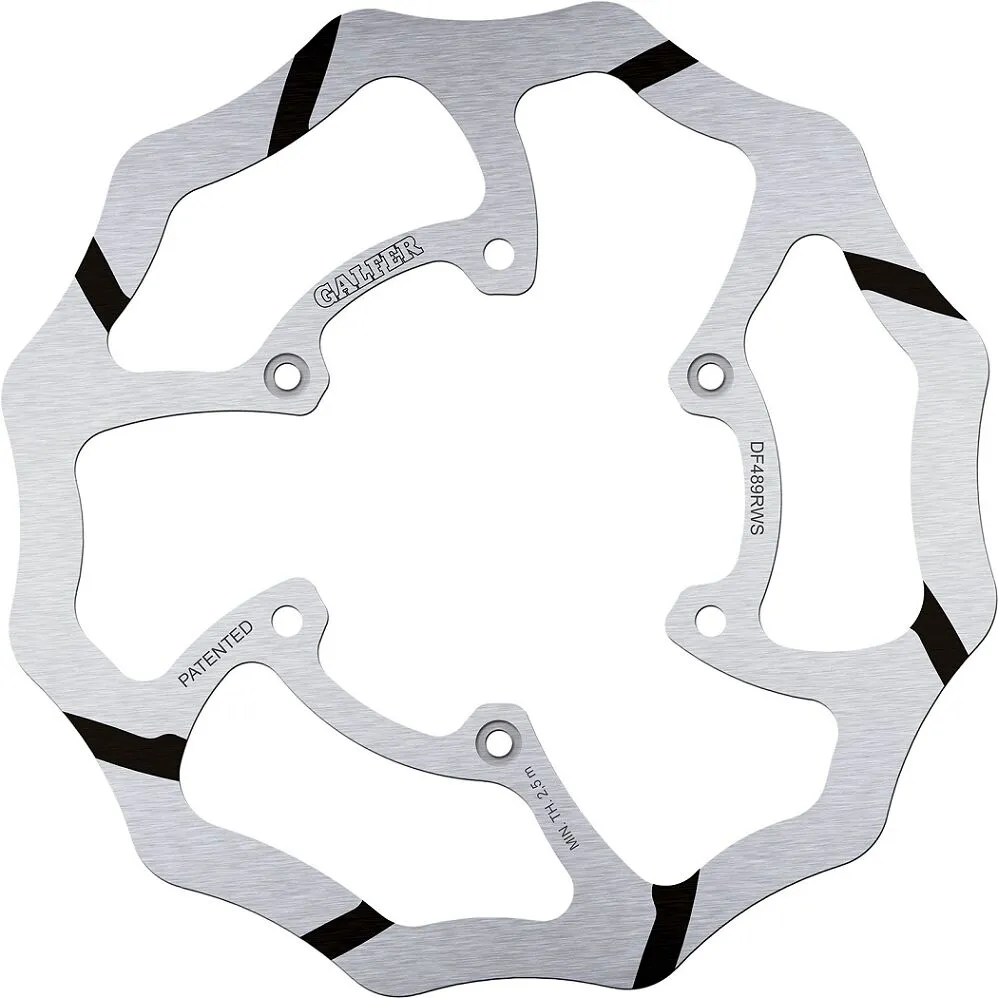 BRAKE ROTOR FIXED WAVE GROOVED OVERSIZE