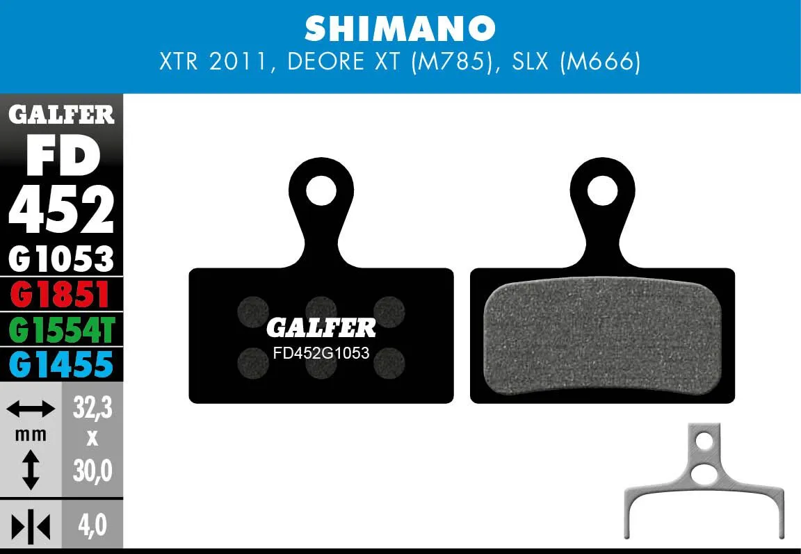 G1053 Standard спирачни накладки
