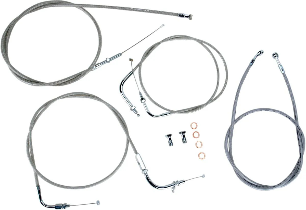 Stainless Handlebar Cable/Line Kit