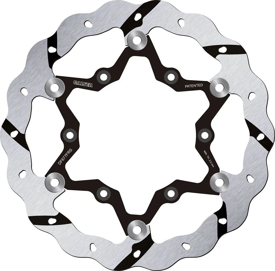 BRAKE ROTOR FLOATING WAVE GROOVED