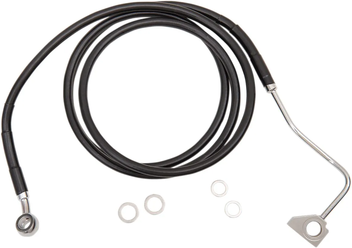 Extended Length Black Vinyl Brake Line Kit