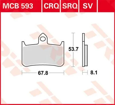 SV Series Синтеровани спирачни накладки