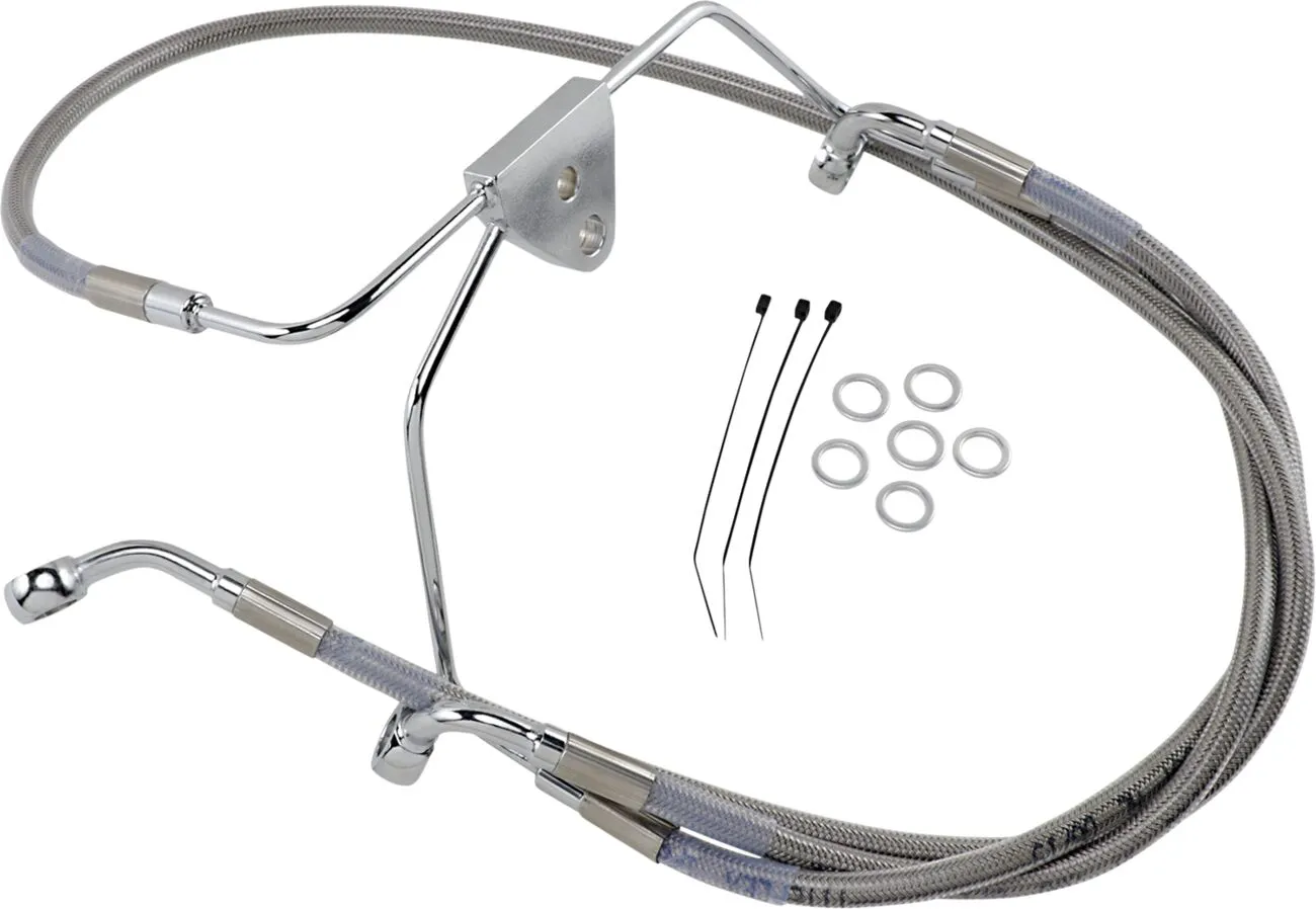 Extended Length Stainless Steel Brake Line Kit