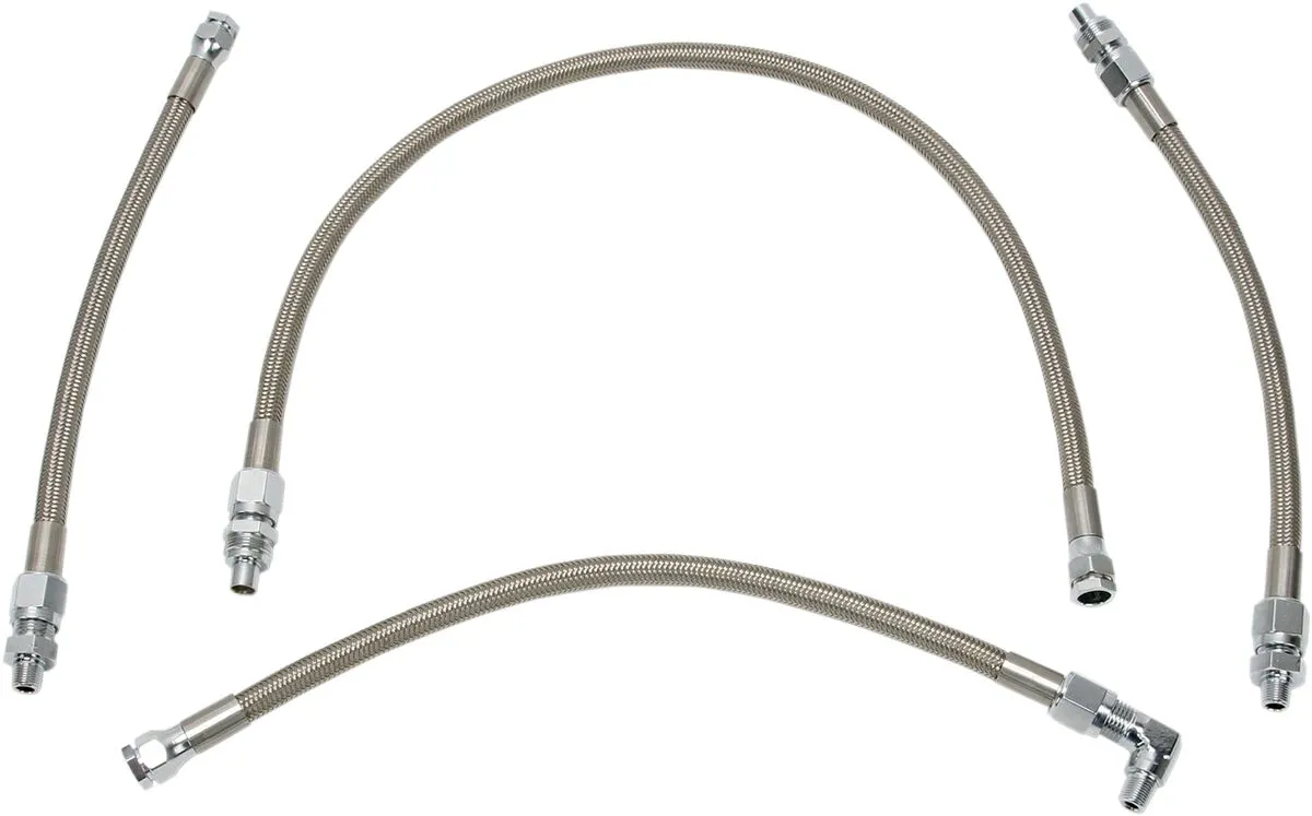 Stainless Steel Braided Oil Line Kit