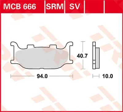 SV Series Синтеровани спирачни накладки