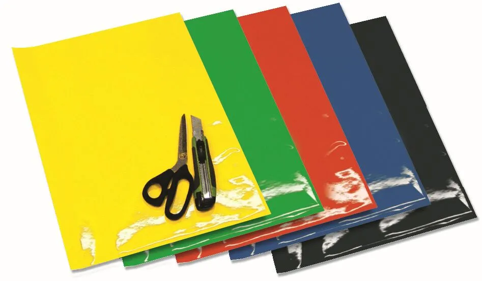 Colored Crystal Sheets