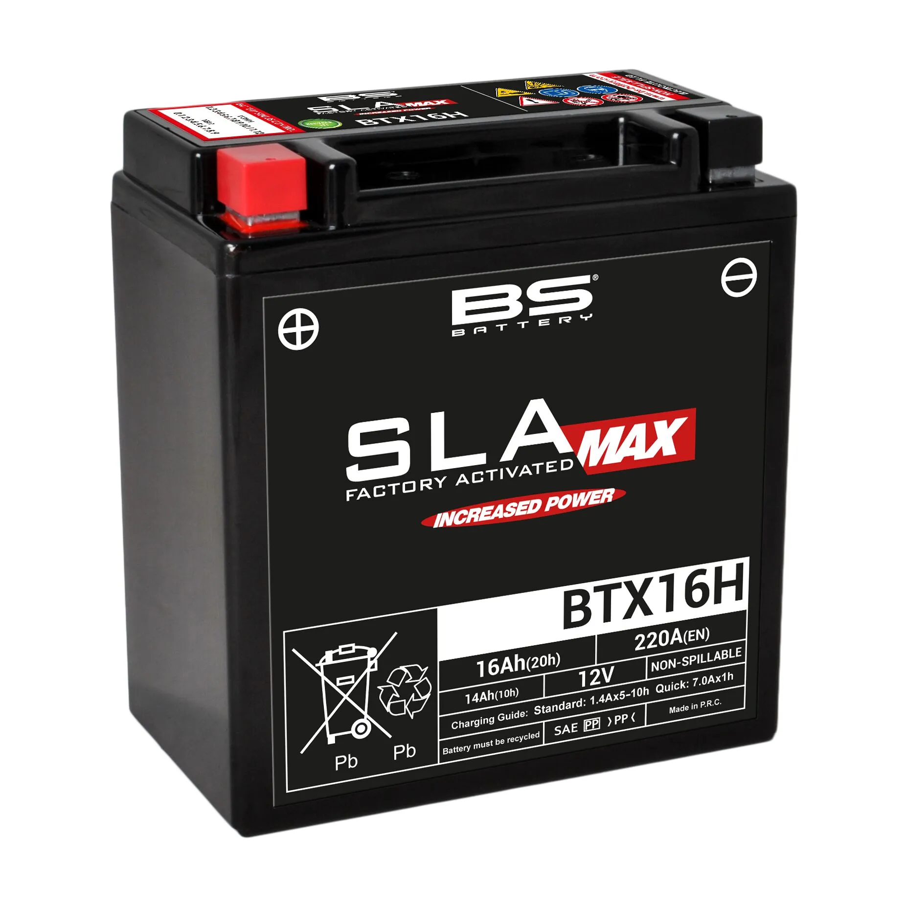 SLA MAX Заводски активирана AGM батерия без поддръжка
