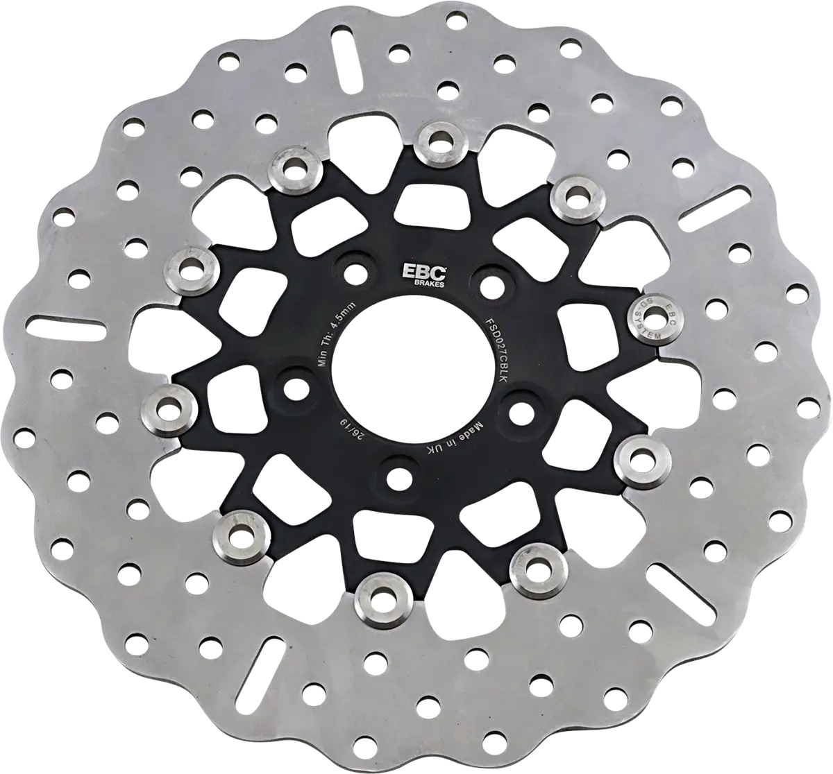 FSD Series Stainless Steel Front Brake Rotor for Big Twins
