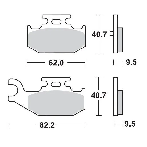 Racing Brake Pads ATV