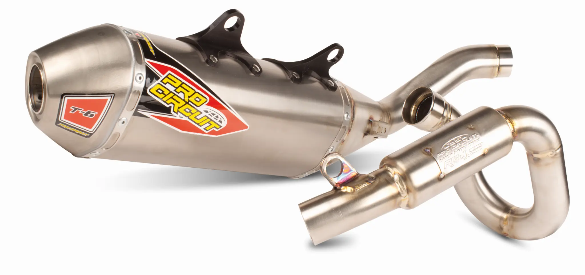 T-6 BC STAINLESS STEEL TITANIUM EXHAUST SYSTEM