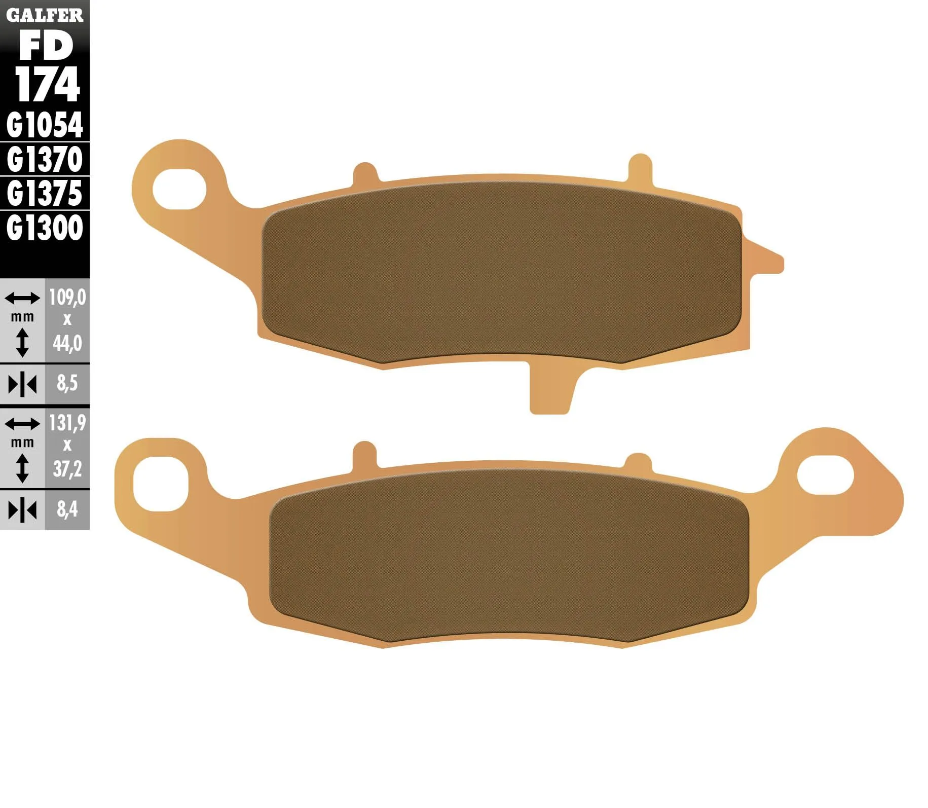 HH Sintered спирачни накладки