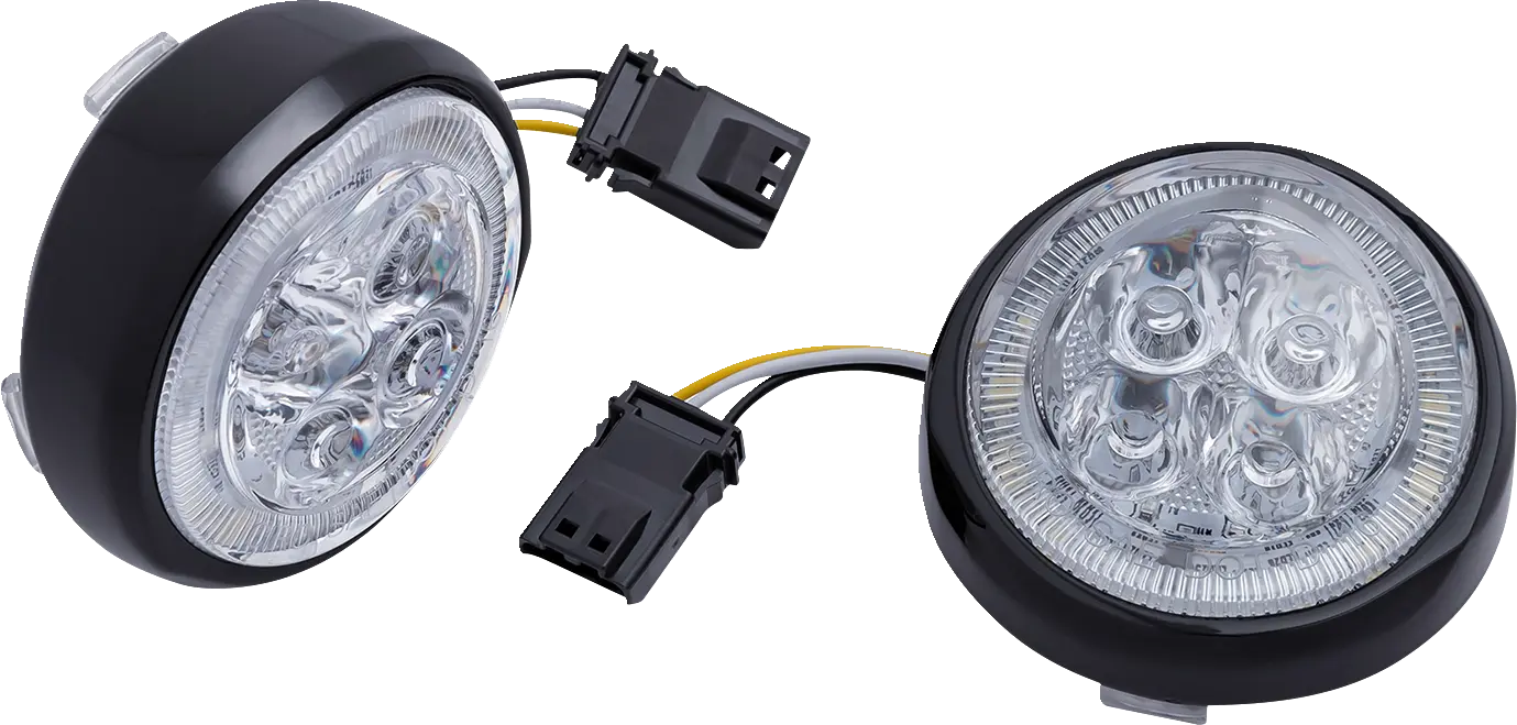 LED Fang® Предни вмъкнати светлини за мигачи с рамка