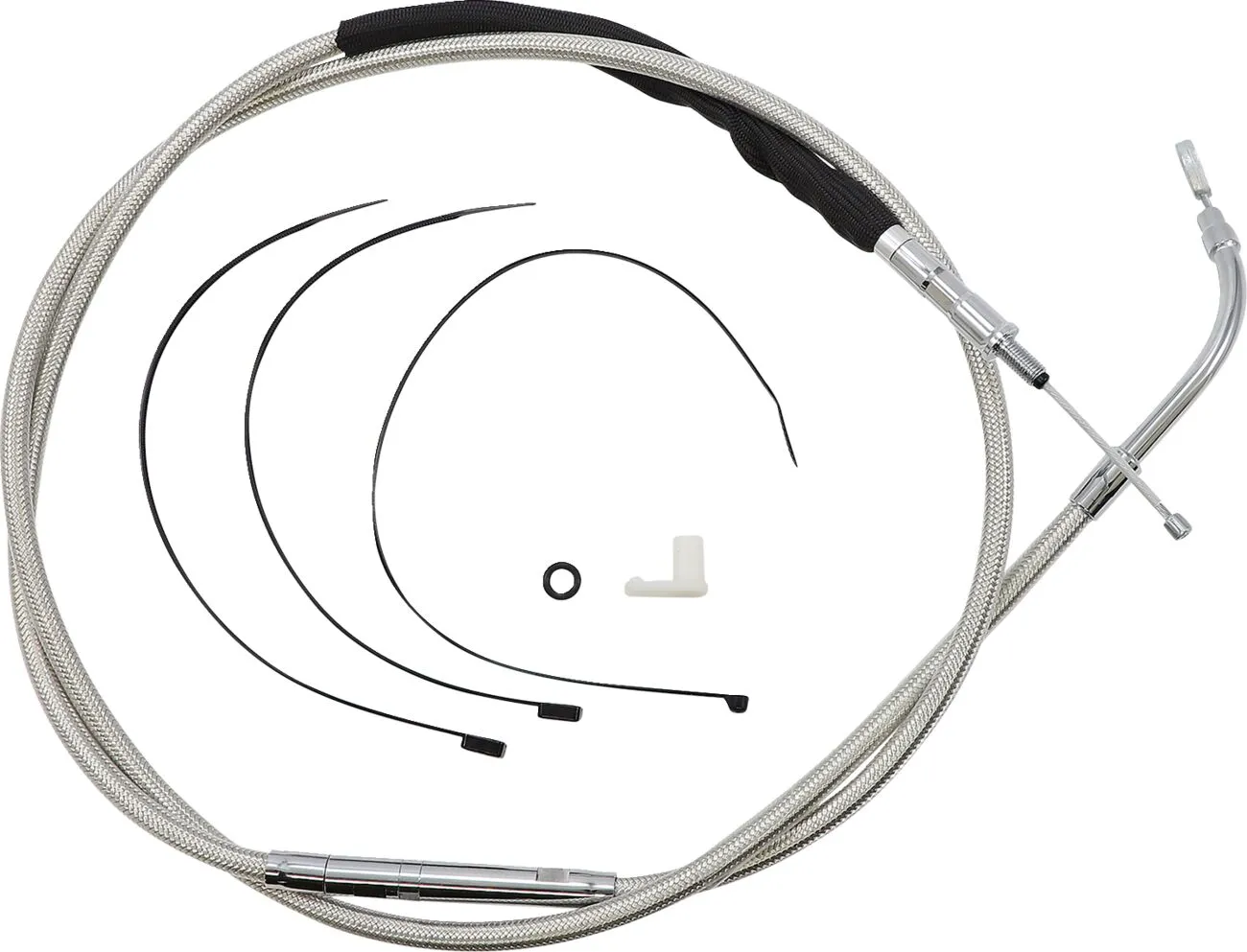 High-Efficiency Polished Stainless Clutch Cable