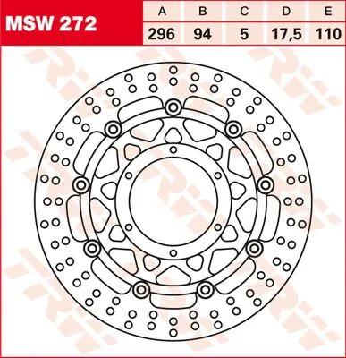 Round Floating Brake Rotor