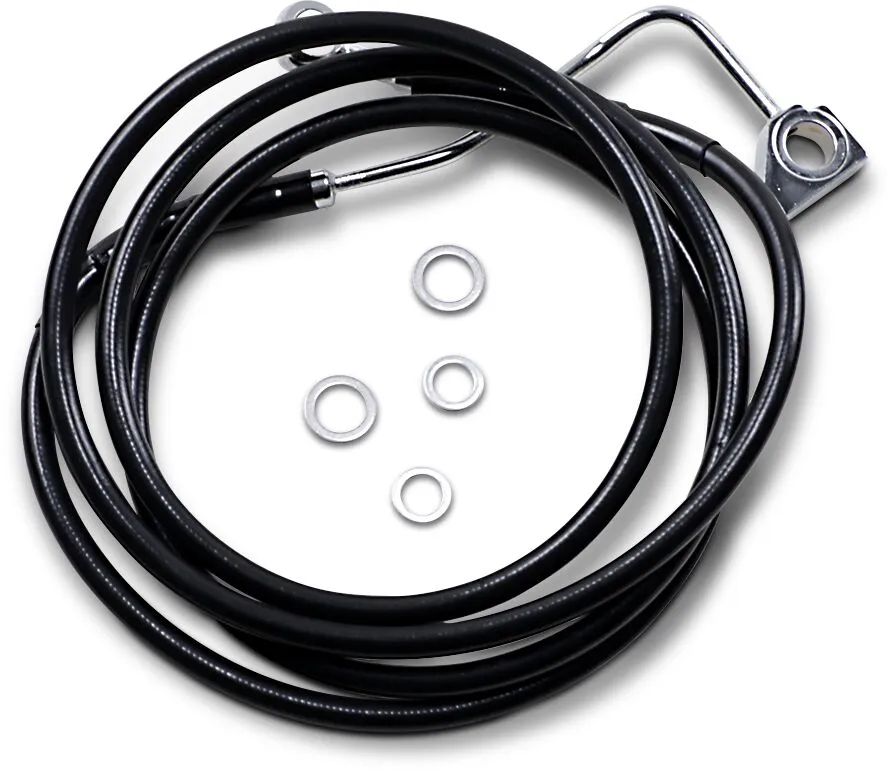 Extended Length Black Vinyl Brake Line Kit