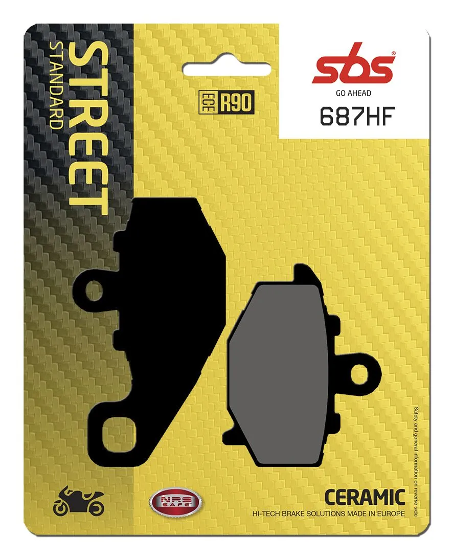 HF Street Ceramic Organic спирачни накладки