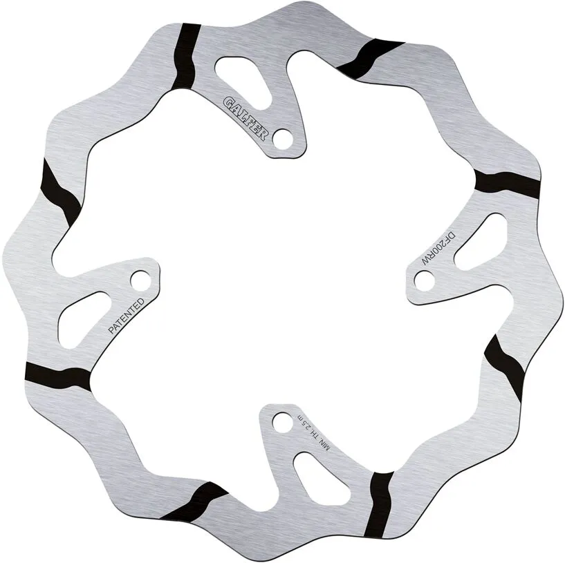 BRAKE ROTOR FIXED WAVE GROOVED OVERSIZE
