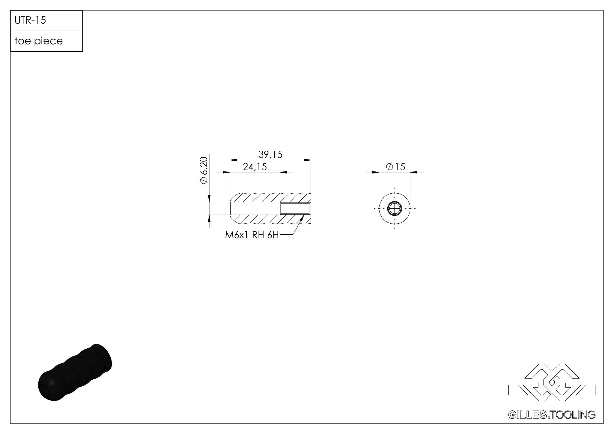 Toe Piece for Footpegs