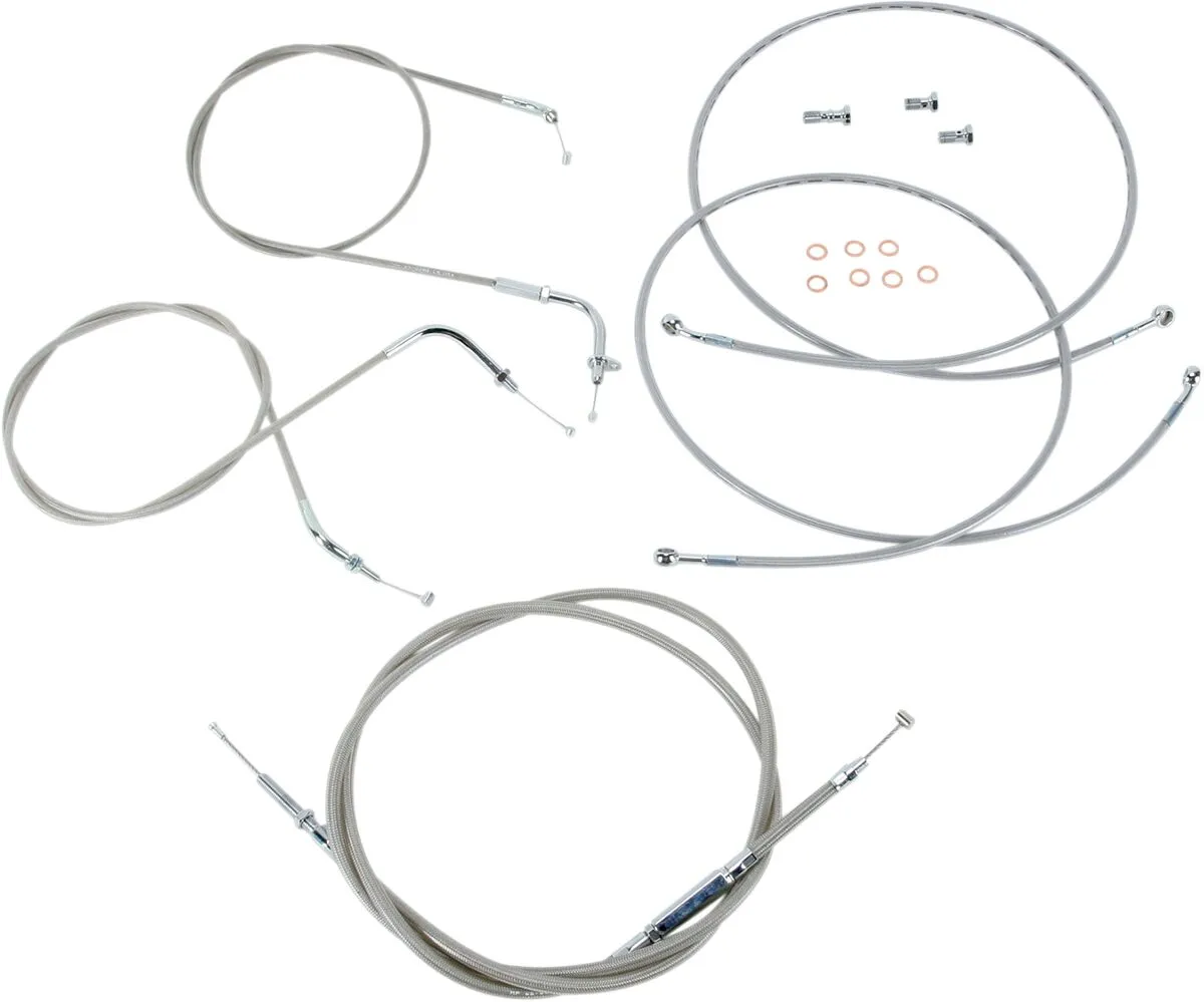 Stainless Handlebar Cable/Line Kit