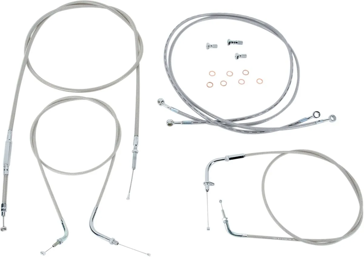 Stainless Handlebar Cable/Line Kit