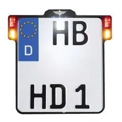 License Plate Holder 3-in-1 for EU Countries