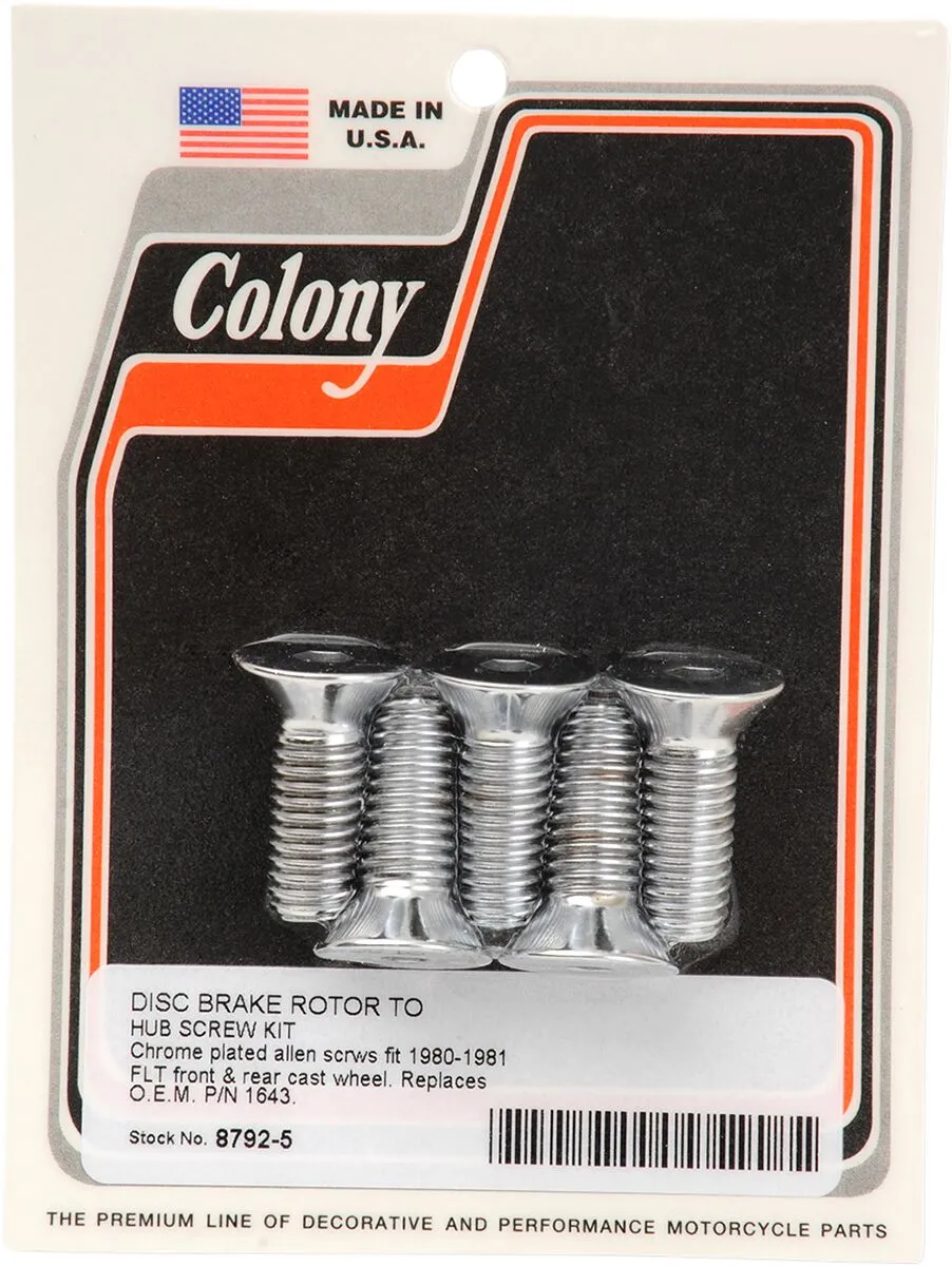 Rotor, Sprocket and Belt Mounting Hardware Kit