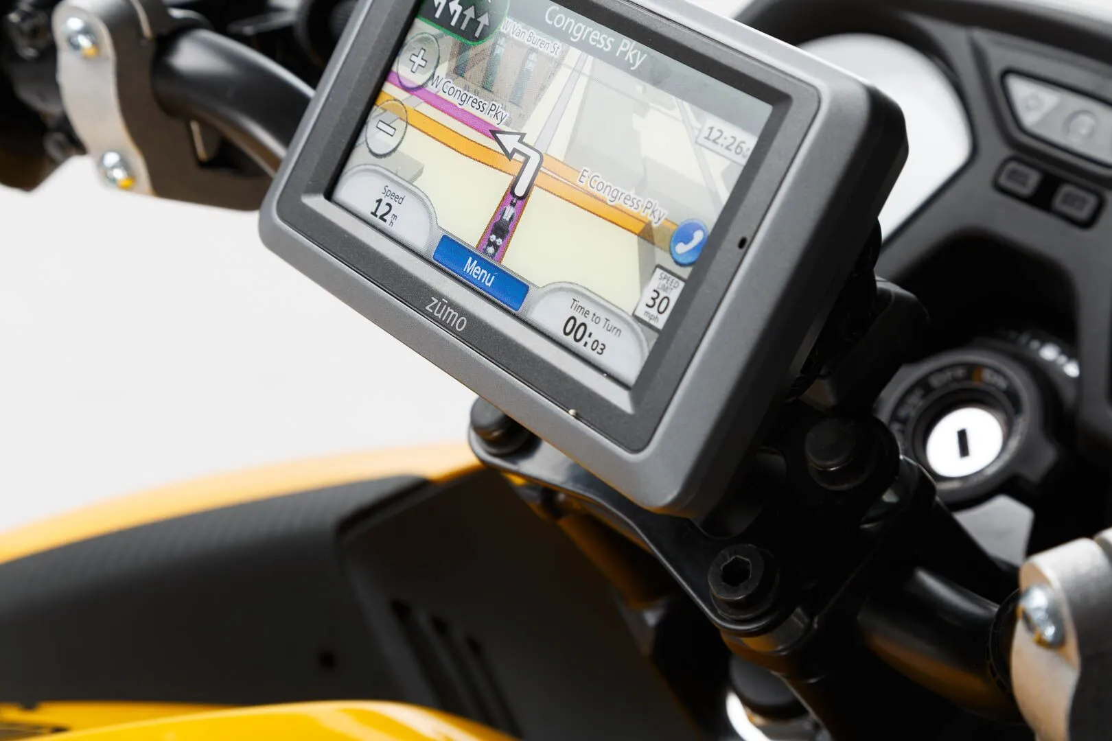 GPS стойка за кормило