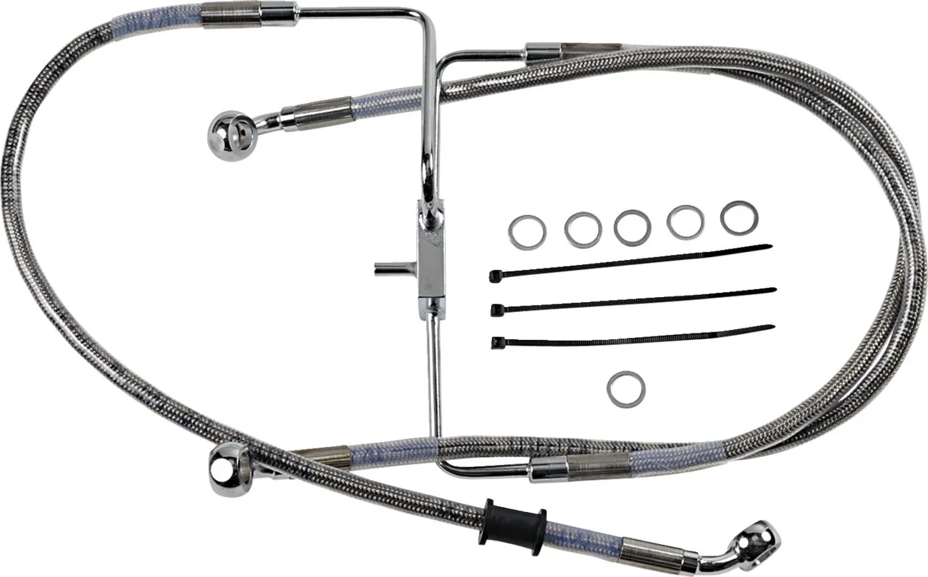 Extended Length Stainless Steel Brake Line