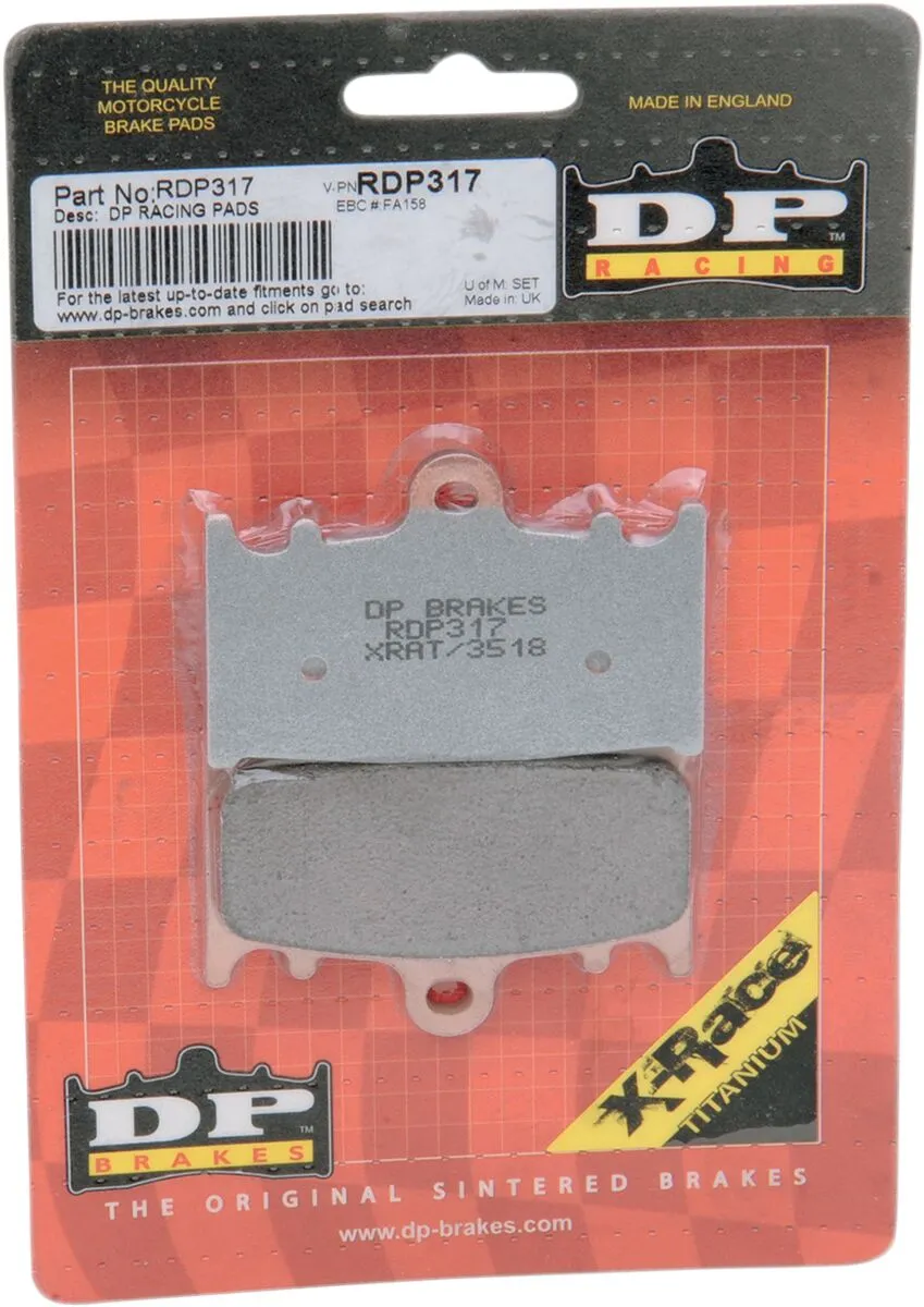 RDP състезателни накладки/X-Race титаниеви накладки