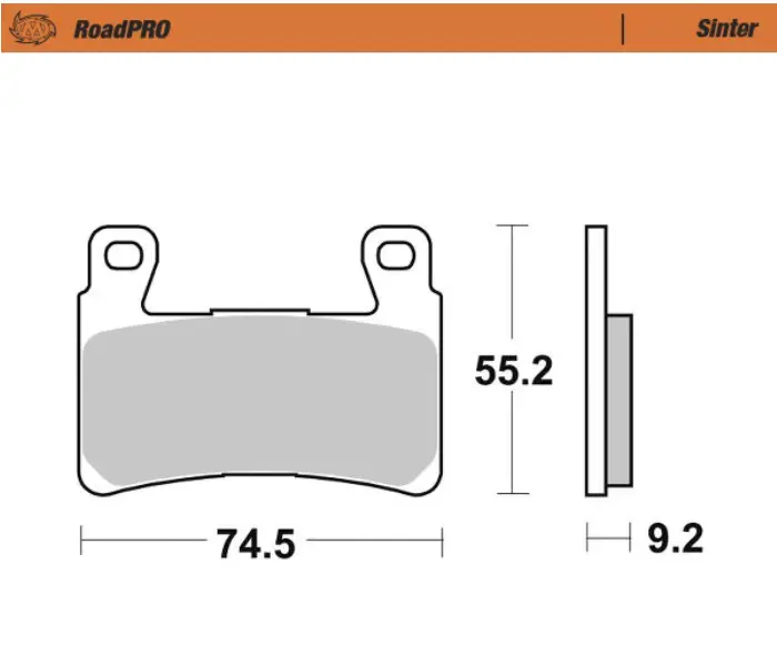 Накрайници за предни спирачки Road Pro Sintered