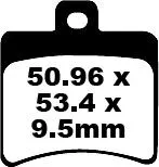SFA Series Organic Scooter Brake Pads