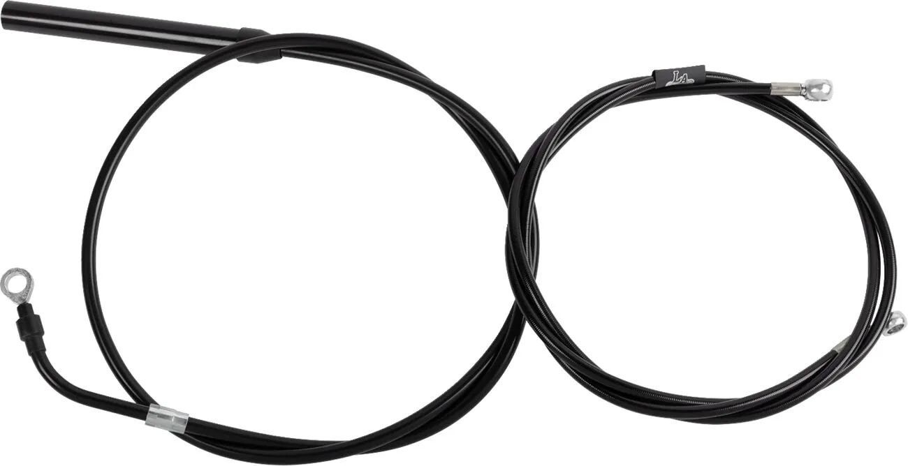Standard Black Vinyl Handlebar Cable/Brake Line Kit