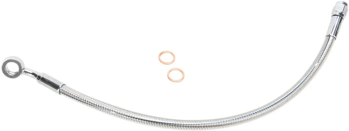 Alternate Length Designer Series Braided Non-ABS Front Upper Brake Line Kit