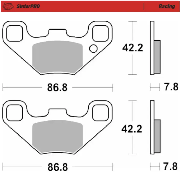Racing Brake Pads ATV