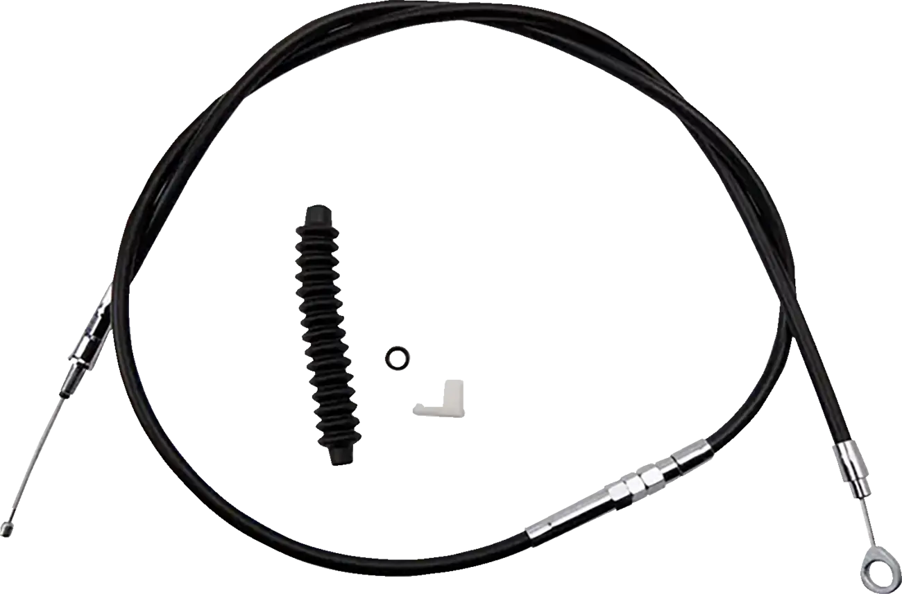 High-Efficiency Black Vinyl Clutch Cable