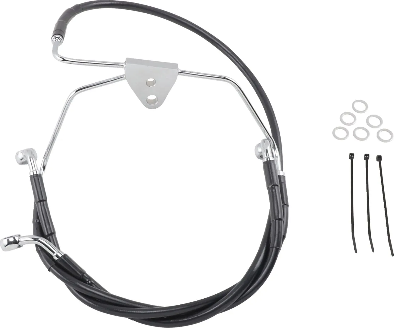 Extended Length Black Vinyl Brake Line Kit