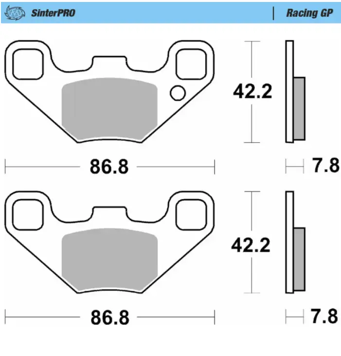 Racing GP SinterPRO Offroad Brake Pads