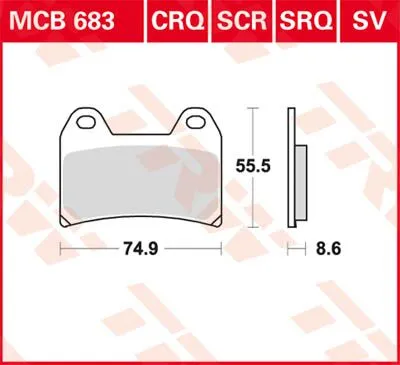 SV Series Синтеровани спирачни накладки