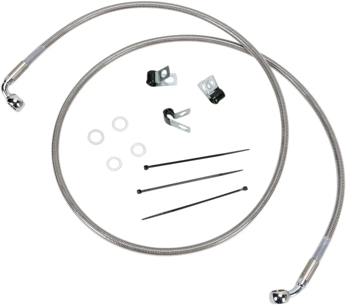 Extended Length Stainless Steel Brake Line Kit
