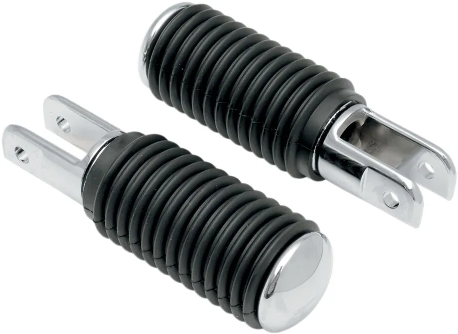 Хромирани стелки за крака с гумени ръкави