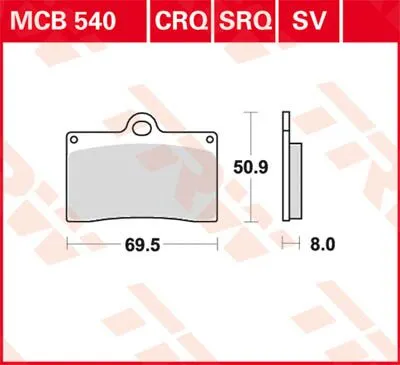 SV Series Синтеровани спирачни накладки