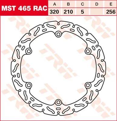 Contoured Fixed Brake Rotor