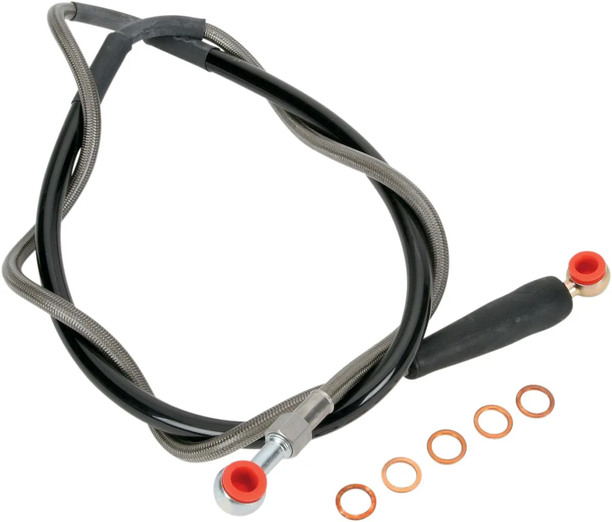 Спирачна линия от неръждаема стомана с оплетка