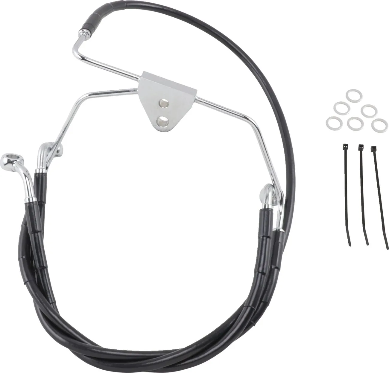 Extended Length Black Vinyl Brake Line Kit