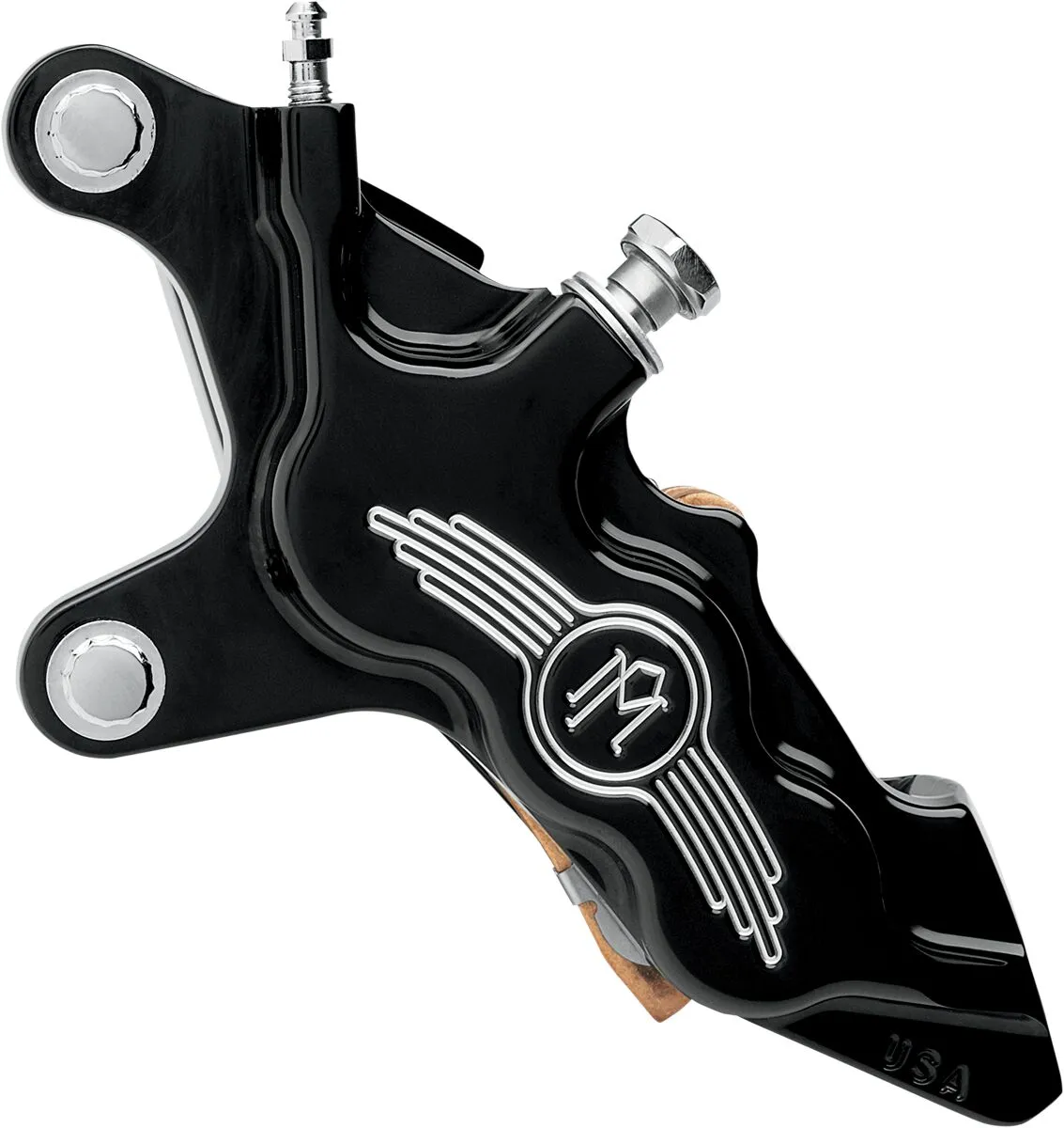 Six-Piston Differential-Bore Front Caliper