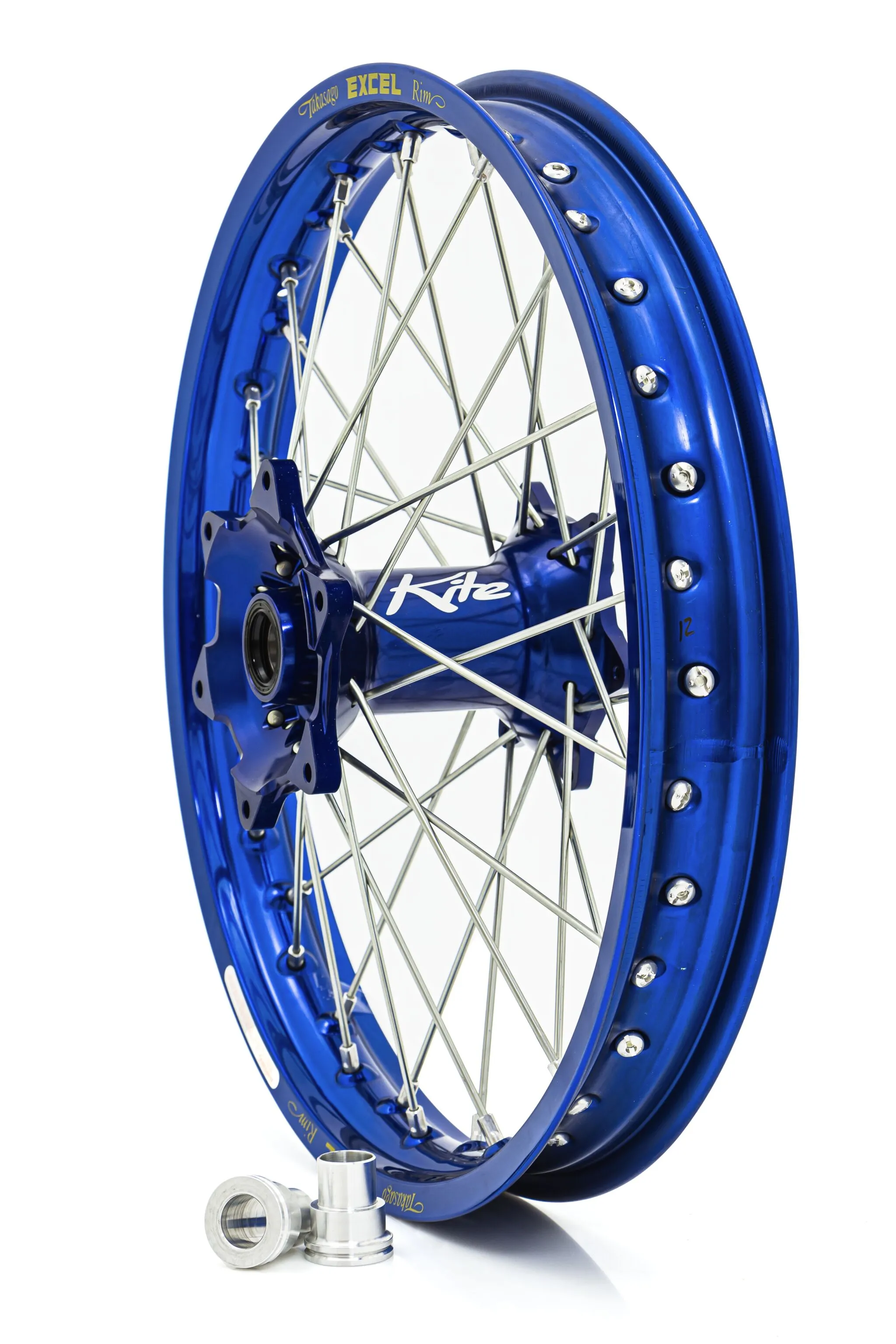 Elite MX-EN Wheel, silver spokes