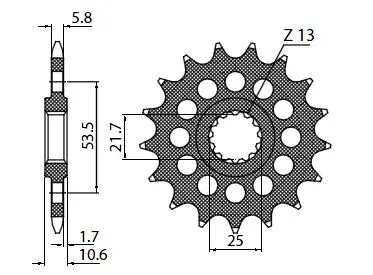 Powerdrive Countershaft Sprocket