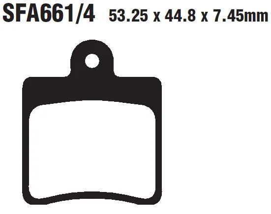 SFA Series Organic Scooter Brake Pads