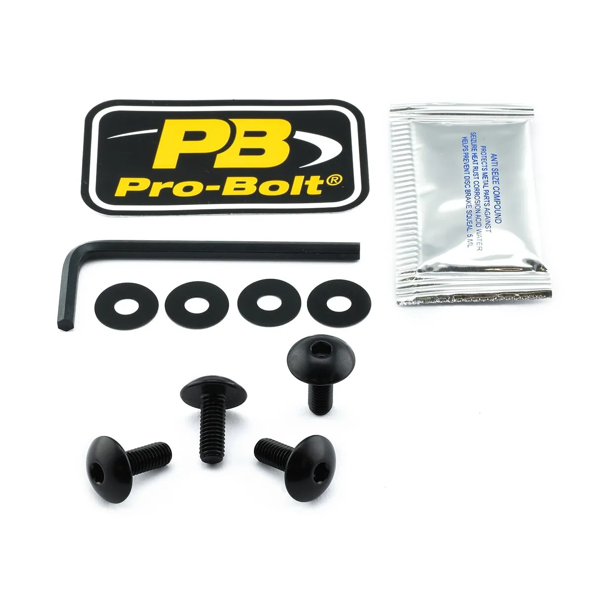 Aluminium License Plate Bolt Kit