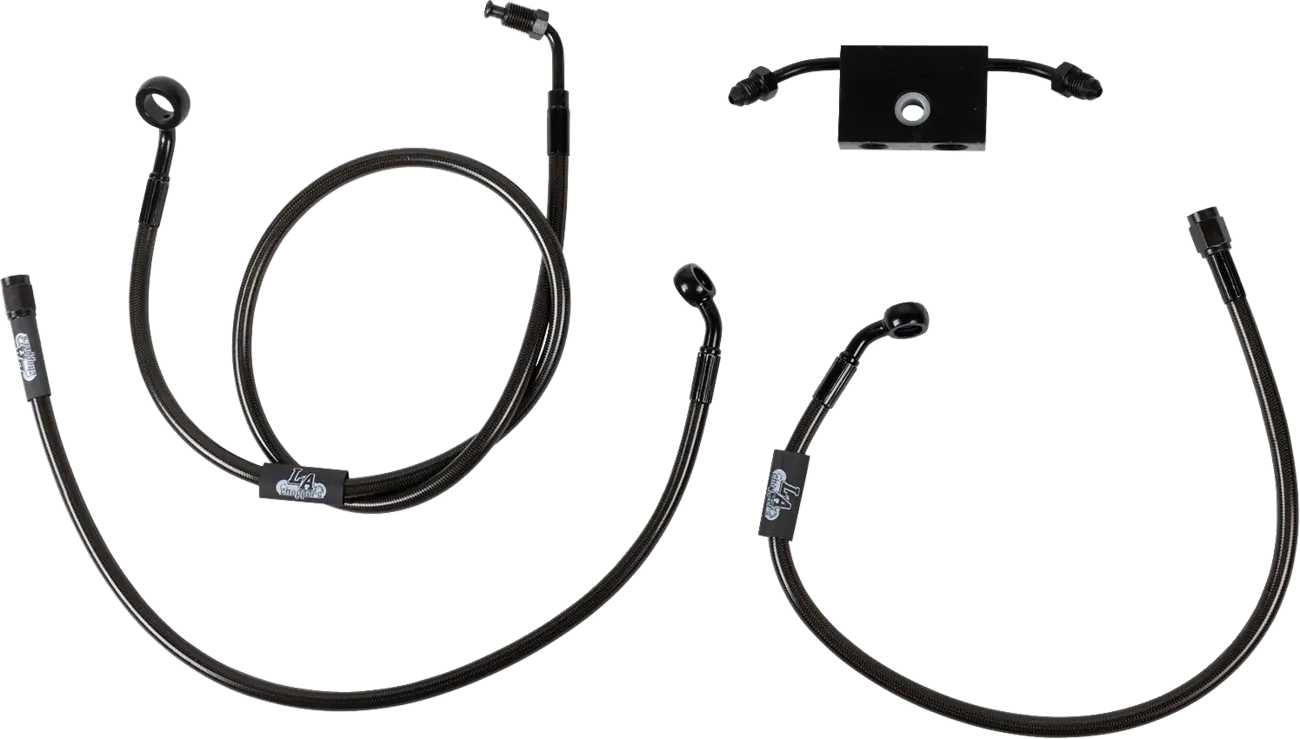 Midnight Braided Brake Line Kit